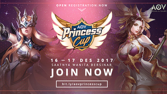 tourney aov princess cup desember 2017