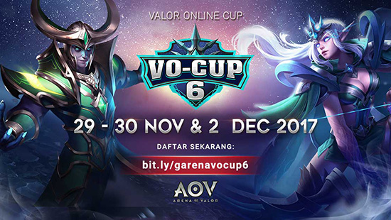 tourney aov vocup 6 november 2017