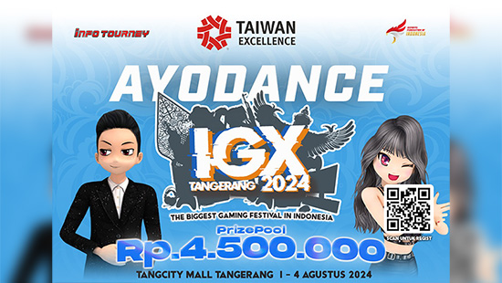 turnamen audition ayodance agustus 2024 igx tangerang 2024 logo
