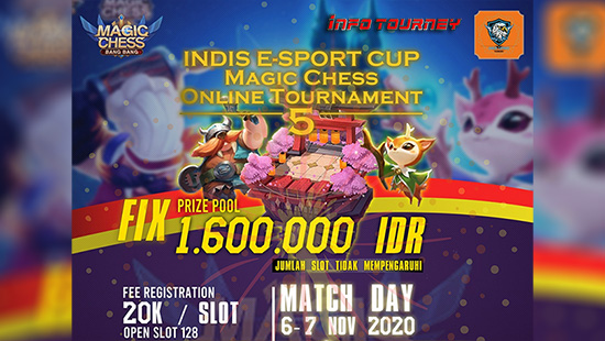 turnamen magic chess magicchess november 2020 indis e sport season 5 logo