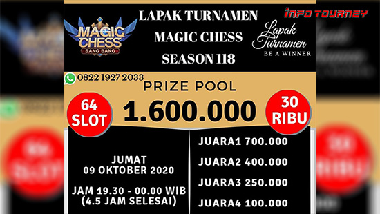 turnamen magic chess magicchess oktober 2020 lapak turnamen season 118 1 logo