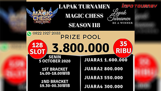 turnamen magic chess magicchess oktober 2020 lapak turnamen season 118 logo