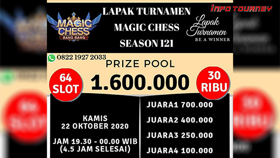 turnamen magic chess magicchess oktober 2020 lapak turnamen season 121 logo