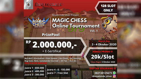 turnamen magic chess magicchess oktober 2020 royals indo silver volume 1 logo