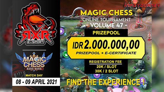 turnamen magic chess magicchess april 2021 rxr esport season 47 logo