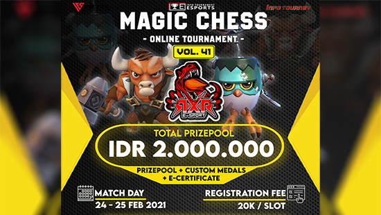 turnamen magic chess magicchess februari 2021 rxr esport season 41 logo