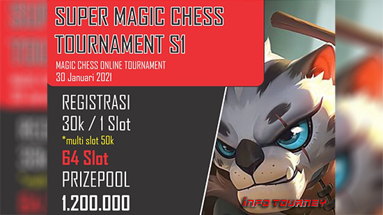 turnamen magic chess magicchess januari 2021 super magic chess season 1 logo