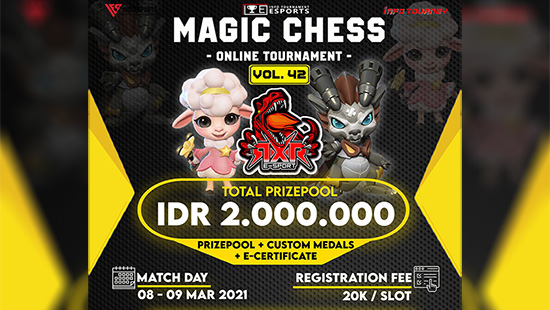 turnamen magic chess magicchess maret 2021 rxr esport season 42 logo