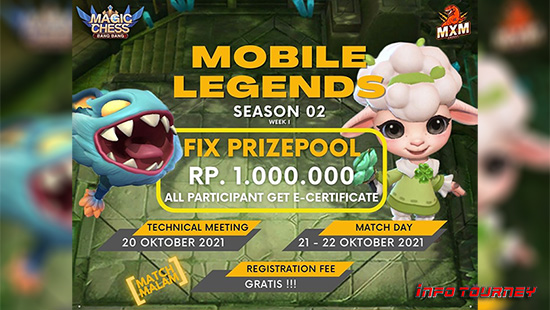 turnamen magic chess magicchess oktober 2021 mxm esport season 2 week 1 logo