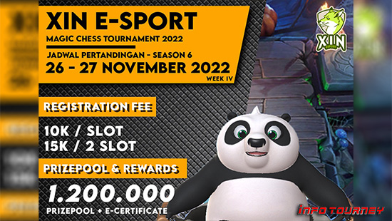 turnamen magic chess magicchess november 2022 xin esport season 6 week 4 logo
