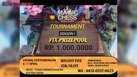 turnamen magic chess magicchess april 2023 sativa esport season 1 logo