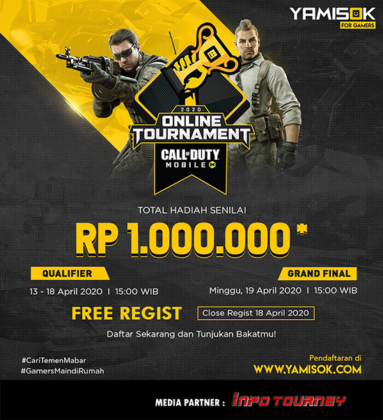 turnamen codm call of duty mobile april 2020 yamisok april 2020 poster