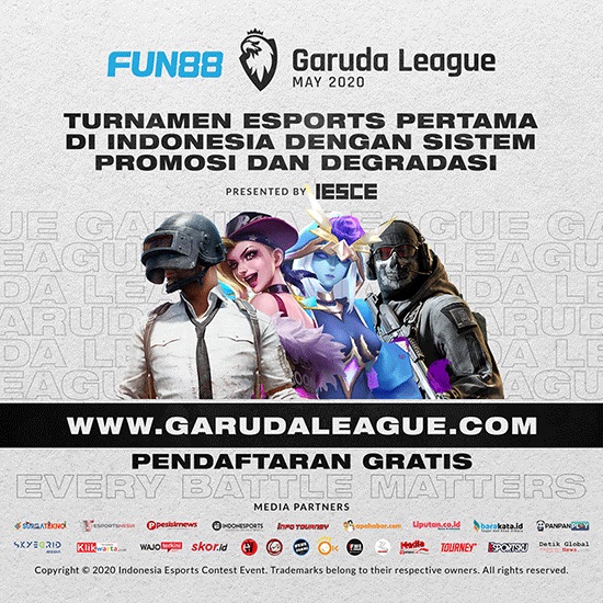 turnamen codm call of duty mobile april 2020 garuda league may 2020 poster