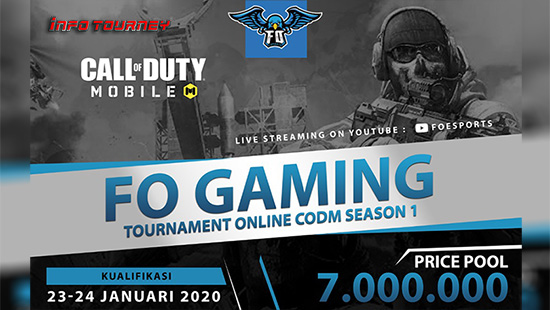 turnamen codm call of duty mobile januari 2020 fo gaming season 1 logo