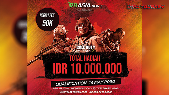 turnamen codm call of duty mobile mei 2020 dbasia news bossnya tournament logo