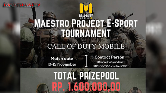 turnamen codm call of duty mobile desember 2021 maestro project logo