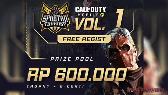 turnamen codm call of duty mobile september 2021 spartan tourney season 1 logo