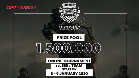 turnamen codm call of duty mobile januari 2020 pbb season 4 logo