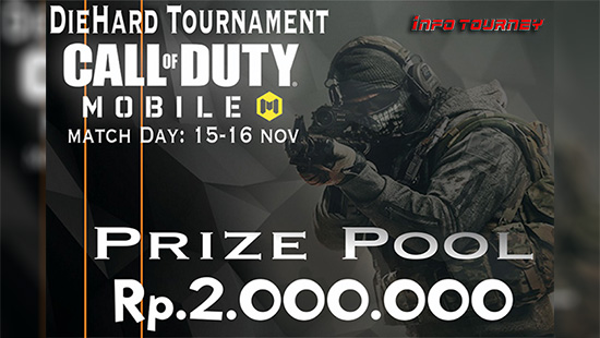 turnamen codm call of duty mobile november 2019 die hard logo