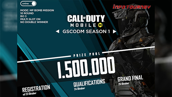turnamen codm call of duty mobile oktober 2019 gscodm season 1 logo