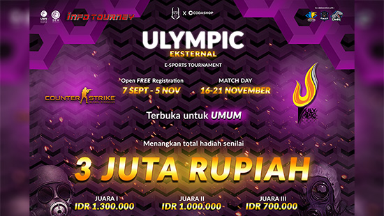 turnamen csgo counter strike global offensive november 2020 ulympic eksternal logo