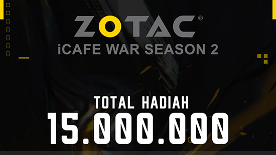 turnamen dota2 zotac icafe war season 2 mei 2018 logo