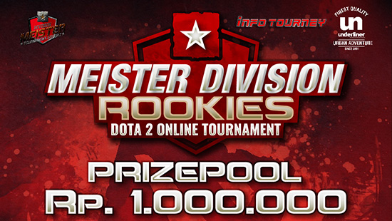 turnamen dota2 meister division rookies dota2 januari 2019 logo