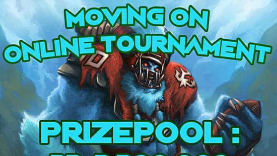 turnamen dota2 moving on april 2018 logo