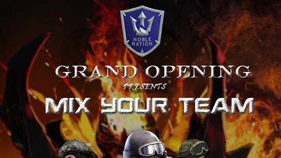 turnamen dota2 noblenation mix your team juli 2018 logo