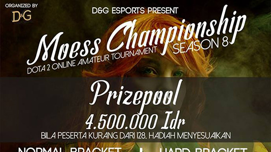 turnamen dota2 moess championship season 8 april 2018 logo