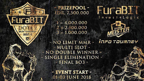 turnamen dota2 furabit online wave4 juni 2018 logo