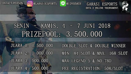 turnamen dota2 garasi esports ramadhan edition juni 2018 logo