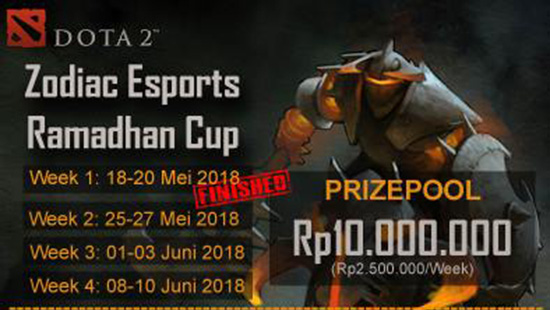 turnamen dota2 ramadhan cup week2 mei 2018 logo