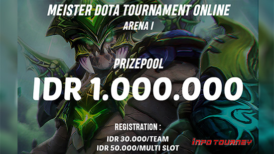 turnamen dota dota2 januari 2020 meister division arena 1 logo
