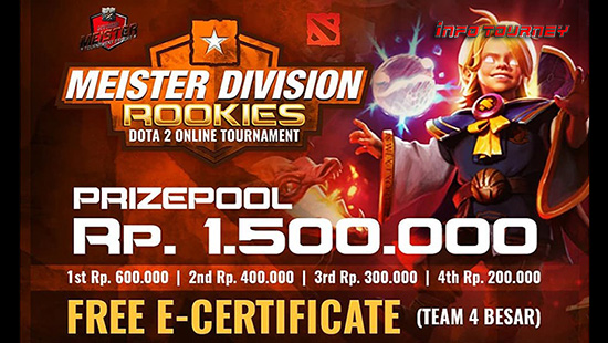 turnamen dota dota2 agustus 2019 meister division rookies logo