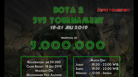 turnamen dota dota2 juli 2019 invenu 5v5 season 5 logo