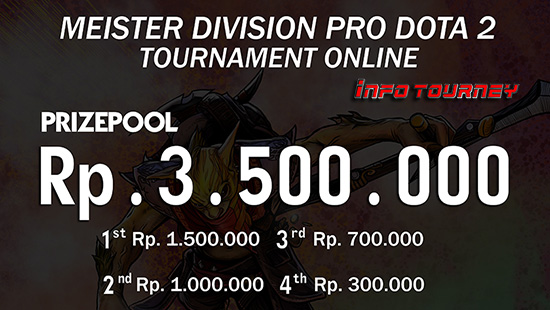 turnamen dota dota2 meister division pro dota2 april 2019 logo