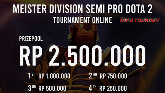 turnamen dota dota2 meister division semi pro dota2 mei 2019 logo