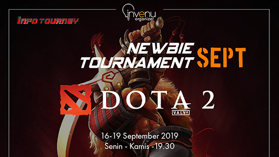 turnamen dota dota2 september 2019 invenu 5v5 newbie season 3 logo