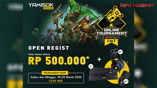 turnamen dota dota2 maret 2020 dota 2 yamisok 1vs1 maret logo