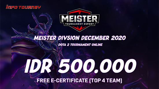 turnamen dota dota2 desember 2020 meister division december logo
