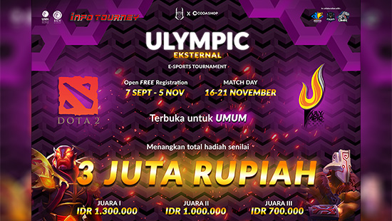 turnamen dota dota2 november 2020 ulympic eksternal logo