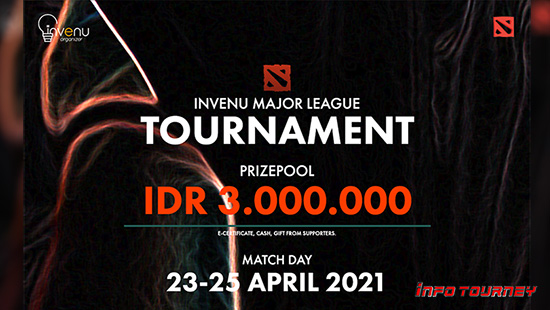 turnamen dota dota2 april 2021 invenu major league logo