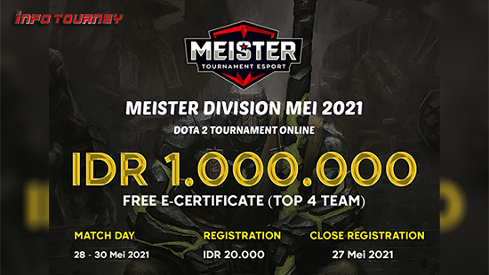 turnamen dota dota2 mei 2021 meister division mei 2021 logo
