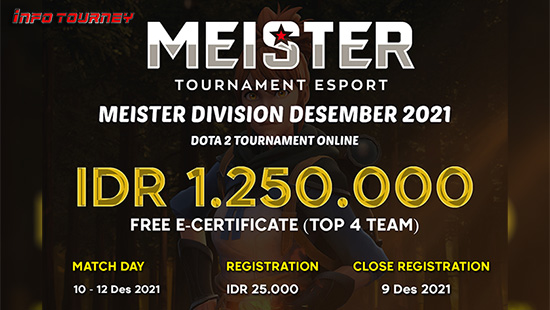 turnamen dota dota2 desember 2021 meister division desember 2021 logo
