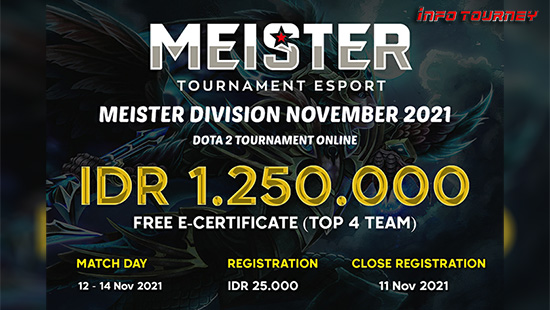 turnamen dota dota2 november 2021 meister division november 2021 logo