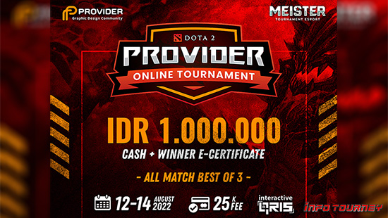 turnamen dota dota2 agustus 2022 meister division pro logo