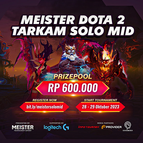 turnamen dota dota2 oktober 2023 meister tarkam solo mid poster