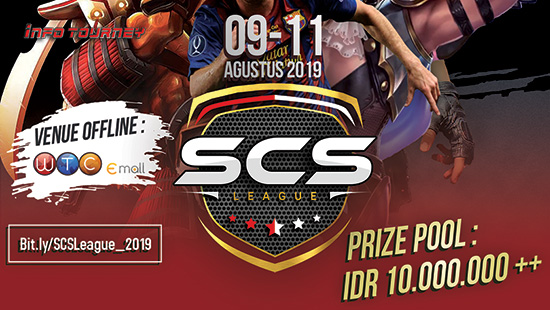 turnamen pes pro evolution soccer agustus 2019 scs league 2019 logo