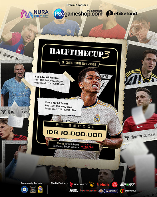 turnamen ea sports fc 24 desember 2023 halftime cup season 3 poster